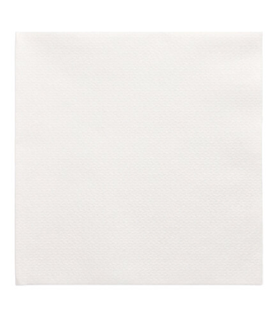 Product foto van Papieren servetten wit 33x33cm set van 100