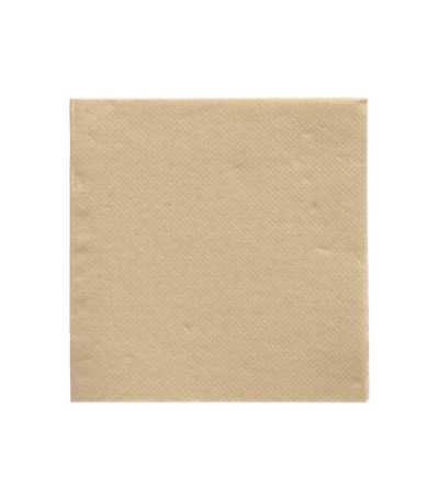 Product foto van Papieren servetten zandkleurig 1/4 vouw set van 150 Daily Collection