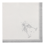 Product foto van Papieren servetten zilver set van 20 ROYAL Collection Festivities