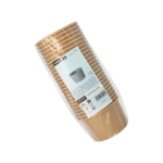 Product foto van Papieren soepkommen karton bruin set van 25 230ml