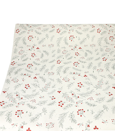 Product foto van Papieren tafelkleed Berries 3m x 1.2m