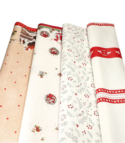 Product foto van Papieren tafelkleed Designs de Noel 3m x 1.2m