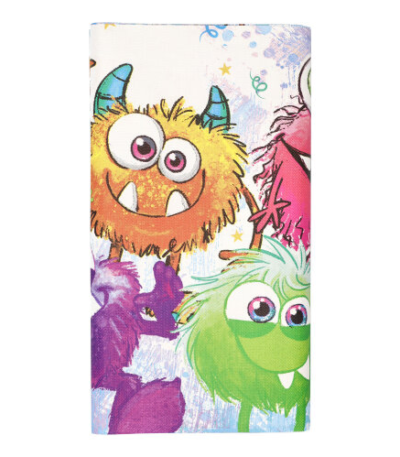 Product foto van Papieren tafelkleed Funny Monsters 120x180 cm