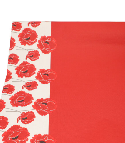 Product foto van Papieren tafelkleed Poppy 3m x 1