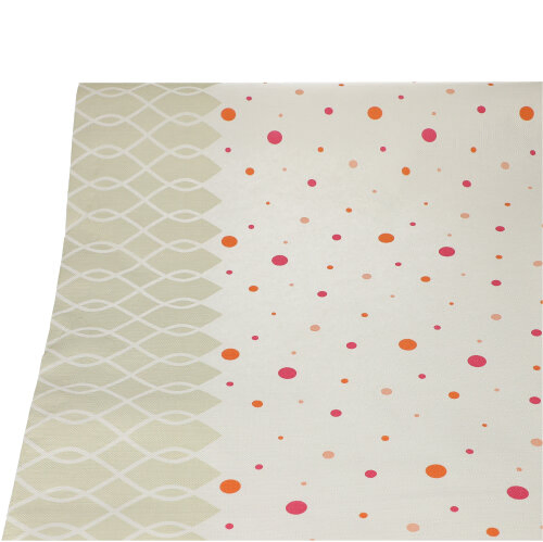 Product foto van Papieren tafelkleed Rosa 3mx1.2m