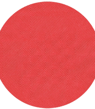 Product foto van Papieren tafelkleed damastprint rood 50m