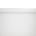 Product foto van Papieren tafelkleed damastprint wit 25m