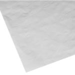 Product foto van Papieren tafelkleed damastprint wit 70x60 cm set van 250