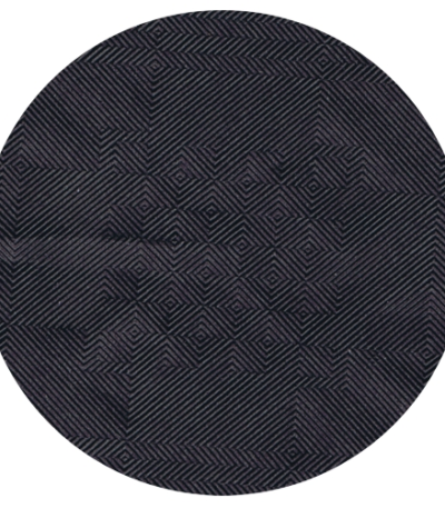 Product foto van Papieren tafelkleed damastprint zwart 8m