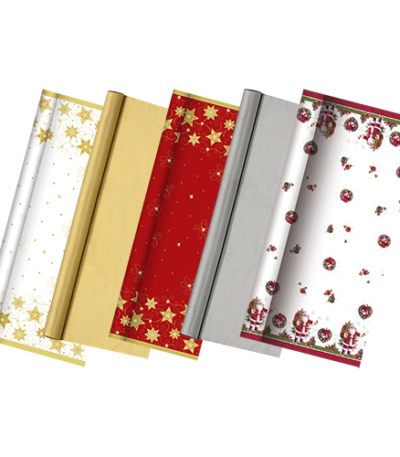 Product foto van Papieren tafelkleed kerstdesigns 6m x 1.2m