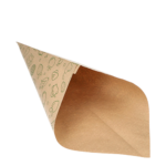 Product foto van Papieren zakken Kraft papier bruin set van 1000 Fruits & Vegs