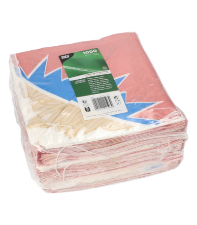 Product foto van Papieren zakken bedrukt 19x19x27cm set van 1000