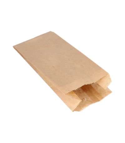 Product foto van Papieren zakken kraft bruin set van 1000 1kg