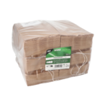 Product foto van Papieren zakken kraft bruin set van 1000