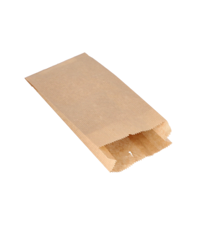 Product foto van Papieren zakken kraft bruin set van 1000