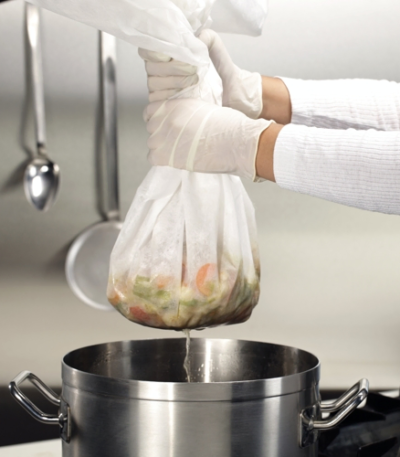 Product foto van Passeer- en filterdoekjes wit set van 10