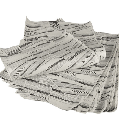 Product foto van Pergament inpakpapier Newsprint vetvrij 5kg