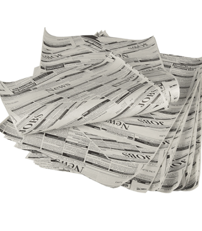 Product foto van Pergament inpakpapier Newsprint vetwerend 1kg
