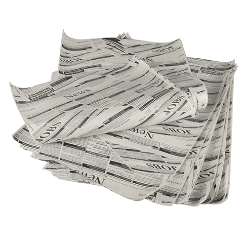 Product foto van Pergament inpakpapier Newsprint vetwerend 1kg