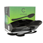 Product foto van Plastic Lepels Zwart set van 100 Haval Gaia extra stevig