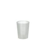 Product foto van Plastic Schnapsbekers herbruikbaar matglanzend set van 40