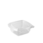 Product foto van Plastic beker met deksel transparant set van 100 250ml