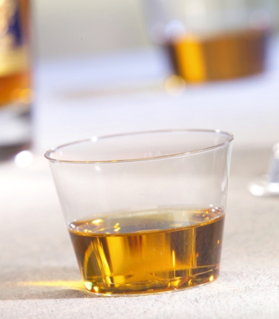 Product foto van Plastic bekers glashelder set van 15 100ml