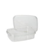 Product foto van Plastic delicatessenbekers transparant 150ml set van 50