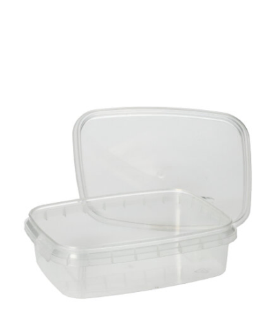Product foto van Plastic delicatessenbekers transparant 150ml set van 50