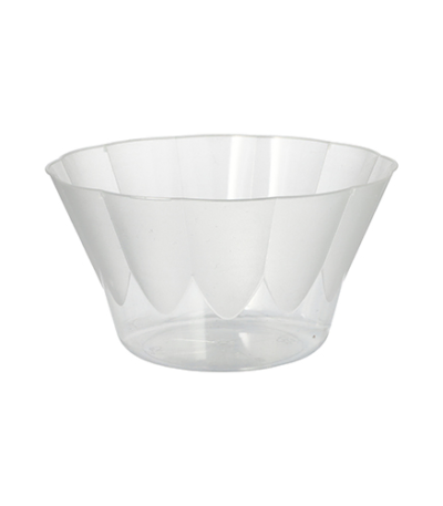 Product foto van Plastic dessertschalen glashelder set van 20 400ml