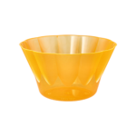 Product foto van Plastic dessertschalen oranje set van 50 500ml