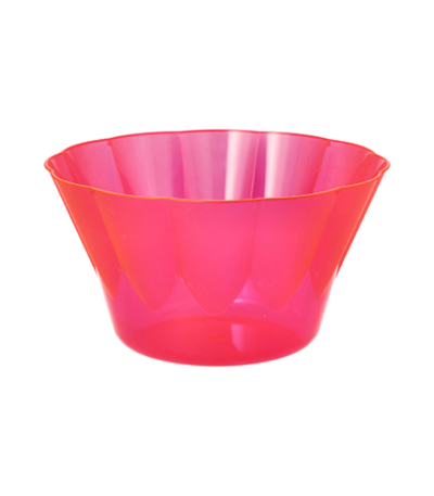 Product foto van Plastic dessertschalen roze set van 54 400ml