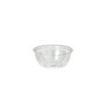 Product foto van Plastic dressschaaltjes rond transparant set van 100 50ml