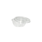 Product foto van Plastic dressschaaltjes rond transparant set van 100 50ml