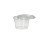 Product foto van Plastic dressschaaltjes transparant set van 50 100ml