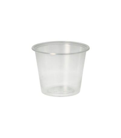 Product foto van Plastic dressschaaltjes transparant set van 50 125ml
