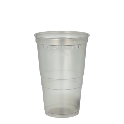 Product foto van Plastic drinkbekers herbruikbaar grijs set van 46 250ml