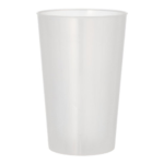 Product foto van Plastic drinkbekers herbruikbaar transparant 500ml extra stabiel set van 12