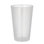 Product foto van Plastic drinkbekers herbruikbaar transparant set van 10 400ml