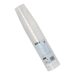 Product foto van Plastic drinkbekers herbruikbaar transparant set van 15 300ml extra stabiel