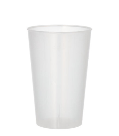 Product foto van Plastic drinkbekers herbruikbaar transparant set van 15 300ml extra stabiel