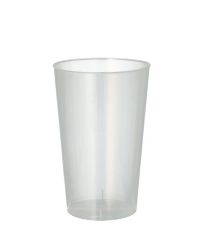 Product foto van Plastic drinkbekers herbruikbaar transparant set van 25 300ml