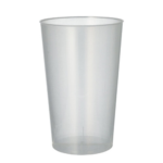 Product foto van Plastic drinkbekers herbruikbaar transparant set van 30 500ml