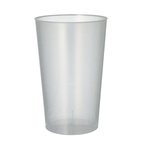 Product foto van Plastic drinkbekers herbruikbaar transparant set van 30 500ml