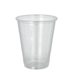 Product foto van Plastic drinkbekers transparant met schuimkraag set van 20 300ml