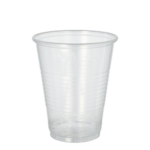 Product foto van Plastic drinkbekers transparant met schuimkraag set van 50 300ml