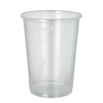 Product foto van Plastic drinkbekers transparant met schuimkraag set van 50 400ml