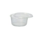 Product foto van Plastic drinkbekers transparant set van 100 250ml
