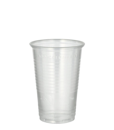 Product foto van Plastic drinkbekers transparant set van 25 200ml