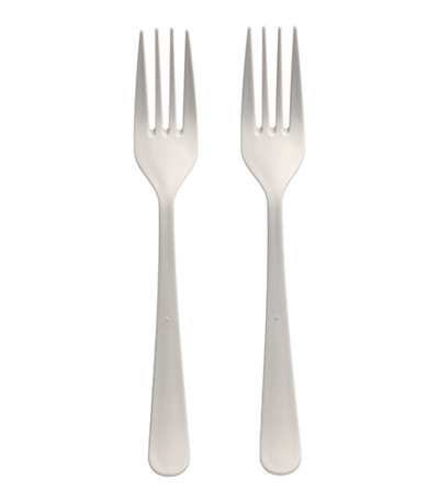 Product foto van Plastic herbruikbare vorken wit set van 100 Circulware by Haval Gaia